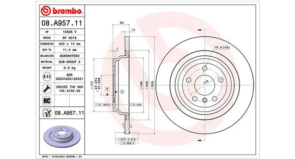 MAGNETI MARELLI Bremžu diski 360406120001